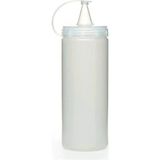Mikasso ® Şeffaf Kapaklı Sızdırmaz Yağlık Sosluk Şişesi Plastik Yağdanlık 400 ml AP-9028 Belirtilmemiş Gri