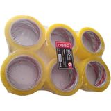 Mikasso Şeffaf Koli Bandı 43X100YRD (90 Metre) - 6 Adet Şeffaf