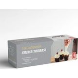 Mikasso Şeffaf Krema Krem Şanti Sıkma Torbası Tek Kullanımlık 51CM. 72'li Belirtilmemiş