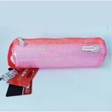 Mikasso Şeffaf Parlak Tek Bölmeli Silindir Kalemlik Pembe Plastik Pembe - Çok Renkli