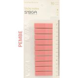 Mikasso Şeffaf Pembe Renkli Postit Post-It Post It. Kitap Ayracı Ayraç Postit Sticker Not Kağıdı Yapışkanlı - Çok Renkli