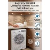 Mikasso Şeffaf Pvc Çamaşır Makinesi Örtüsü – Su Geçirmez, Dayanıklı ve Su ve Toza Karşı Koruyucu Plastik Bey - Çok Renkli