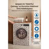 Mikasso Şeffaf Pvc Çamaşır Makinesi Örtüsü – Su Geçirmez, Dayanıklı ve Su ve Toza Karşı Koruyucu Plastik Kah - Çok Renkli