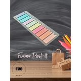 Mikasso Şeffaf Renkli Postit Flama Post It Yapışkan Not Kağıdı Etiket Kitap Ayraç Yapışkanlı Not Kağıdı Daya - Çok Renkli