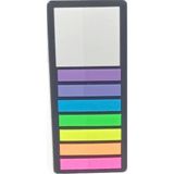 Mikasso Şeffaf Renkli Postit Post-It Post It. Kitap Ayracı Ayraç Postit Sticker Not Kağıdı 160 Yaprak Yapışk - Çok Renkli