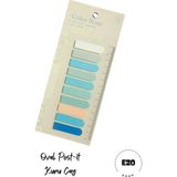 Mikasso Şeffaf Renkli Postit Yapışkan Not Kağıdı Oval Post-It Kuru Çay Yapışkanlı Not Kağıdı Dayanıklı Pet M - Çok Renkli