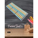 Mikasso Şeffaf Renkli Postit Yapışkan Post-It Not Kağıdı Karma Şerit 3 Yapışkanlı Not Kağıdı Dayanıklı Pet M - Çok Renkli