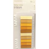 Mikasso Şeffaf Sarı Tonlar Postit Post-It Post It. Kitap Ayracı Ayraç Postit Sticker Not Kağıdı 200 Yaprak Y - Çok Renkli