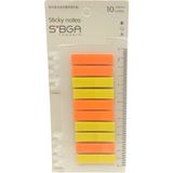 Mikasso Şeffaf Sarı Turuncu Postit Post-It Post It. Kitap Ayracı Ayraç Postit Sticker 200 Yaprak Yapışkanlı - Çok Renkli
