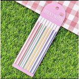 Mikasso Şeffaf Şerit Yapışkanlı Postit - Şeritli Yapışkanlı Not Kağıdı - Çok Renkli
