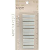 Mikasso Şeffaf Su Yeşili Renkli Postit Post-It Post It. Kitap Ayracı Ayraç Postit Sticker Not Kağıdı Yapışka - Çok Renkli