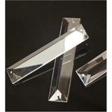 Mikasso Şeffaf Tabut Avize Taşı 10 Cmx2 cm (Tek Delikli) Cam 1 E27 Turuncu Salon / Oturma Odası - Çok Renkli