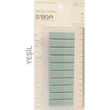 Mikasso Şeffaf Yeşil Renkli Postit Post-It Post It. Kitap Ayracı Ayraç Postit Sticker Not Kağıdı 200 Yaprak - Çok Renkli