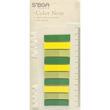 Mikasso Şeffaf Yeşil Saru Postit Post-It Post It. Kitap Ayracı Ayraç Postit Sticker Not Kağıdı 200 Yaprak Ya - Çok Renkli