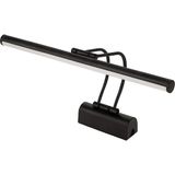 Mikasso Sekatech Siyah Kasa LED Flüt Resim Aplik | 6W | 3200K Gün Işığı | 35CM | Duvar Tipi Ayna/tablo Üstü - Çok Renkli