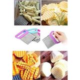 Mikasso Şekilli Patates Meyve Dilimleme Bıçağı Peynir Sebze Dilimleyici Paslanmaz Çelik
