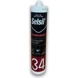Mikasso Selsil Silikonize Mastik Beyaz 450 gr