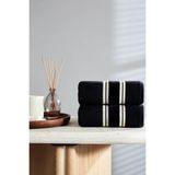 Mikasso Semplice El ve Yüz Havlusu 50X90 cm El Havlusu Tekil Ürün %100 Pamuk Siyah Kutu Yok - Çok Renkli