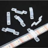 Mikasso Şerit LED Sabitleme Aparatı 8-10MM Slikon - 10 Adet - Çok Renkli
