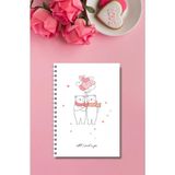 Mikasso Sevgililer Günü Hediyesi & Happy Valentine's & Spiralli Defter/ Planlayıcı/ayıcıklı Defter Karton Sp - Çok Renkli
