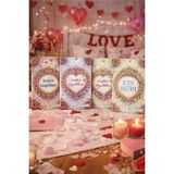 Mikasso Sevgililer Günü Özel A5 Spiralli Defter 50 Yaprak 4lü Set 13 x 19 (Çizgili+Kareli+Çizgisiz+Noktalı) - Çok Renkli