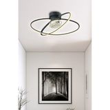 Mikasso Sevilay Antesit 2'li Plafonyer (3renk Işık) Modern LED Avize Salon /oturma Odası/mutfak /çocuk Odası - Çok Renkli
