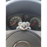 Mikasso Sevimli Koala Uyumlu Torpido Süsü Dikiz Ayna Süsü - Çok Renkli