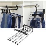 Mikasso Sihirli Pantalon Askısı Dolap Içi Ergonomik 5li Askı Aparatı Belirtilmemiş Turkuaz Cn