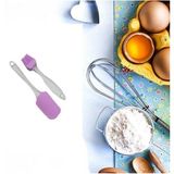 Mikasso Silikon Fırça ve Spatula Seti Silikon Bej