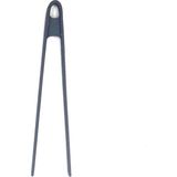 Mikasso Silikon Kızartma Maşası Antrasit Gri 29 cm - Izgara Maşası Isıya Dayanıklı Büyük Boy Komple Silikon