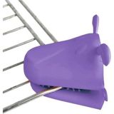 Mikasso Silikon Tutacak - Lila Plastik Çok Renkli 30 x 30 Tr