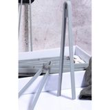 Mikasso Silikon Tutacak Maşa 29 Cm-Füme Silikon Gri