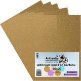 Mikasso Simli Fon Kartonu 50X70 5 Adet Artlantis Simli Fon Kartonu 50*70 5 Adet - Çok Renkli