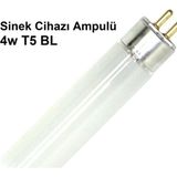 Mikasso Sinek Cihazı Ampulü 4W Bl T5 Florasan Ampul Beyaz - Çok Renkli
