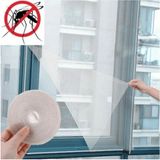 Mikasso Sineklik Tül Cırtlı 75CMX125CM Cırt Bantlı(4m.) Yıkanabilir Beyaz Pencere Sineklik Tül
