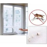 Mikasso Sineklik Yıkanabilir Pencere Sinekliği Cırt Bantlı Yapışkanlı 130CM x 150CM-SWATTER-WINDOWS Plastik
