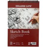 Mikasso Single Color A5 Eskiz Defter 50 Yaprak Karton 50 Yaprak Belirtilmemiş Orta Boy Çok Renkli Belirtilme
