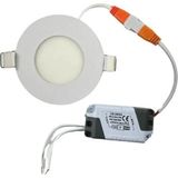 Mikasso Sıvaaltı Beyaz (Gömme) LED Panel-Spot Lamba Işık Gücü: 3W Dış Çap:8,5 cm Delik Çap:7,5 cm