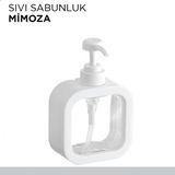 Mikasso Sıvı Sabunluk Plastik Beyaz - Çok Renkli