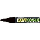 Mikasso Sıvı Tebeşir Kalemi Siyah 470 Easy Chalk Marker 1 Adet Beyaz - Çok Renkli