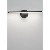 Mikasso Siyah 70CM Beyaz Işık LED Aplik - Banyo, Ayna ve Tablo Aydınlatması Alüminyum Beyaz - Çok Renkli