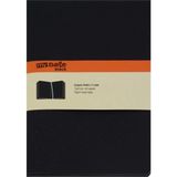 Mikasso Siyah Çizgisiz Defter 2'li Paket 13X21 cm Sert Düz Çizgisiz Küçük Boy Siyah Not Defteri A5 80 Yaprak - Çok Renkli