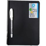 Mikasso Siyah Defter Beyaz Kalem Set A5 Ebat Karton Spiralli Çizgisiz Orta Boy Siyah Okul Defterleri A5 Beli - Çok Renkli
