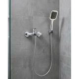 Mikasso Siyah Duş Seti El Duşu Başlığı Spiral Hortum Dayanıklı Banyo Duş Aksesuarı Altın %1 Akrilik, %96 Pam - Çok Renkli