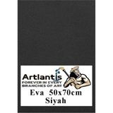 Mikasso Siyah Eva 50X70 cm 1 Adet Eva Süngeri Okul Kreş Anasınıfı Elişi Etkinlikleri - Çok Renkli