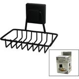 Mikasso Siyah - Metal Katı Sabunluk Kare Güçlü Yapışkanlı 11X12.5X11CM Go-53-Vice 00696 Belirtilmemiş Çok Re - Çok Renkli
