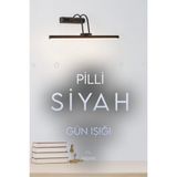 Mikasso Siyah Pilli Flüt Aplik Tablo Aydınlatma Banyo Ayna Üstü Aydınlatma Krom Siyah - Çok Renkli