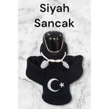 Mikasso Siyah Sancak Vites Kılıfı Araç Aksesuarı Hoodie Kapşonlu Vites Kıyafeti Sweatshirt - Çok Renkli