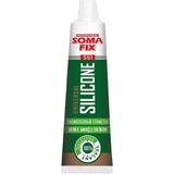 Mikasso Siyah Tüp Silikon 50 ml Somafix
