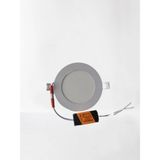 Mikasso Slim-6 6W Beyaz Yuvarlak LED Panel Spot Beyaz Kasa 6400K Sıva Altı S.a. 220V IP20